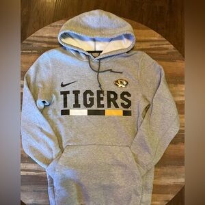 Womens NIKE Missouri Tigers Hoodie Sz Xsmall XS Gray- Football   #26